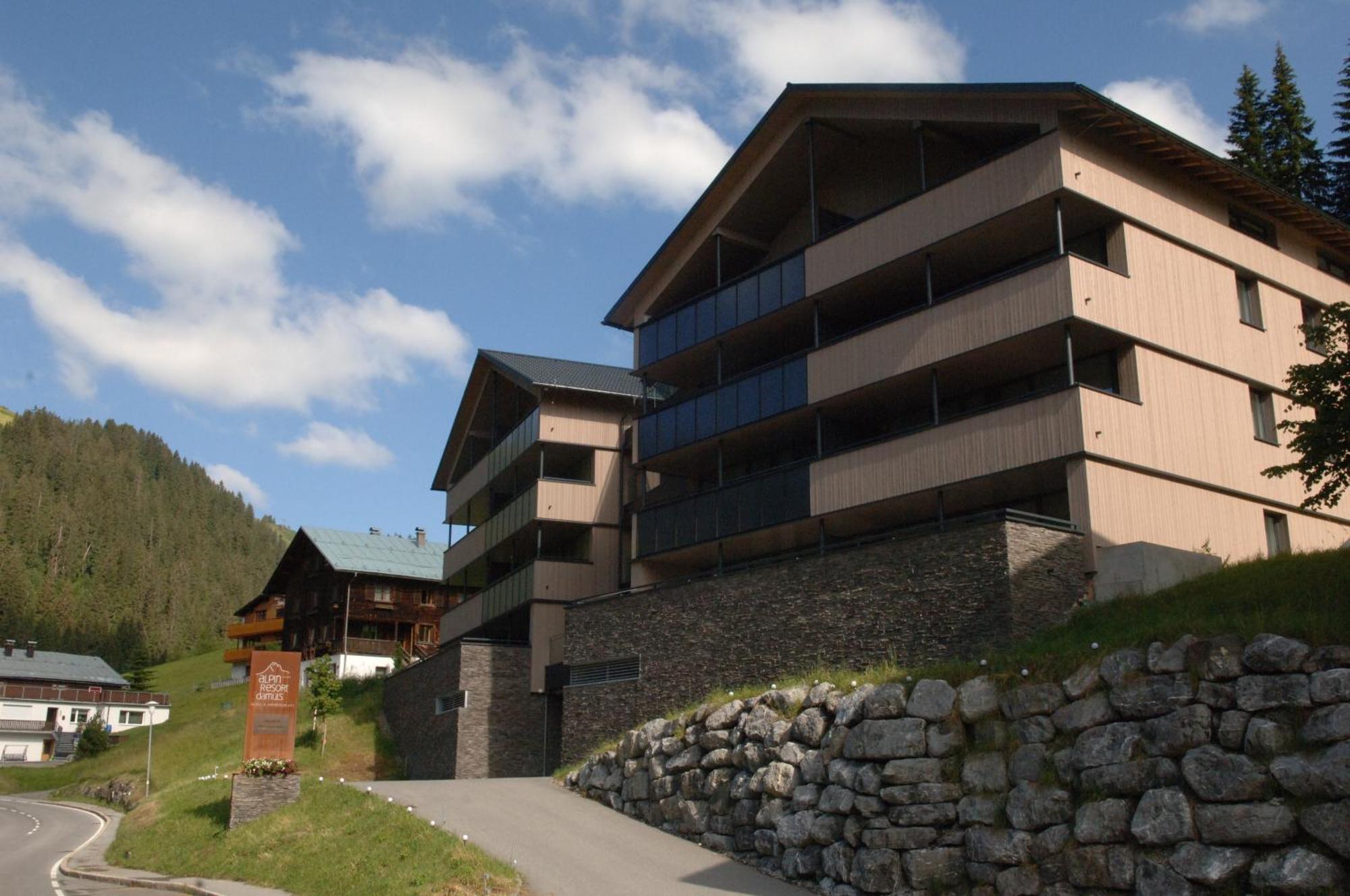 Aparthotel Alpinresort Дамюльс Екстер'єр фото